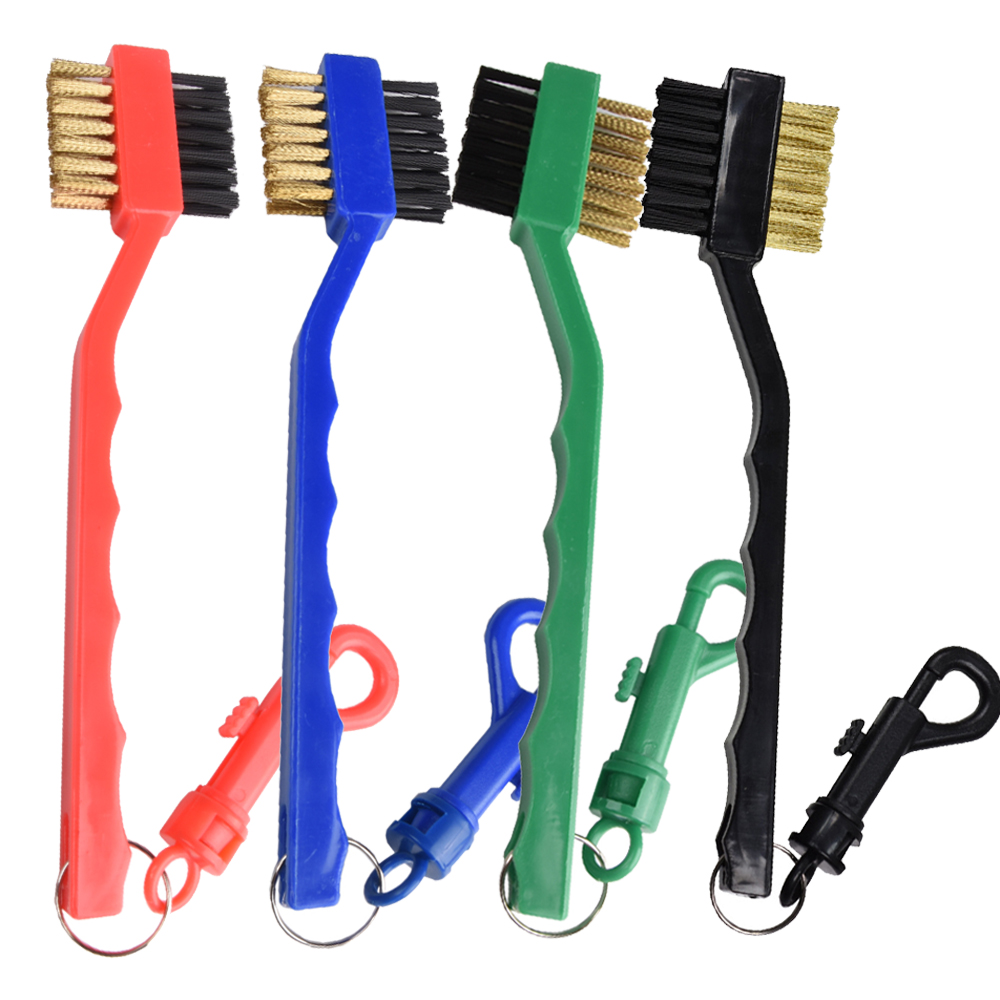 Golf Equipment Indoor - Golf Cleaning Brush Double-Sided Design Portable