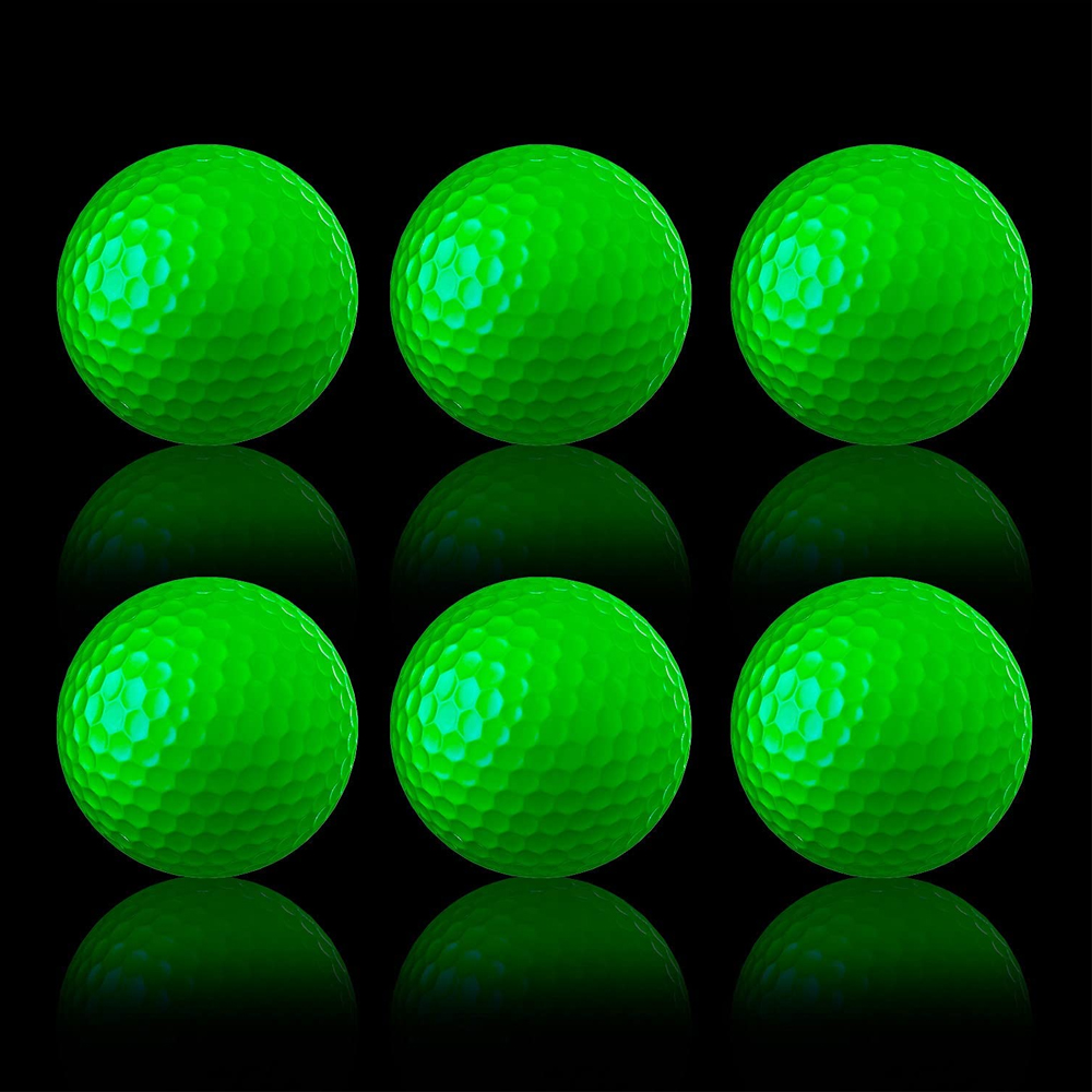 Golf Ball Premium - 6Pcs Luminous Night Golf Balls Long