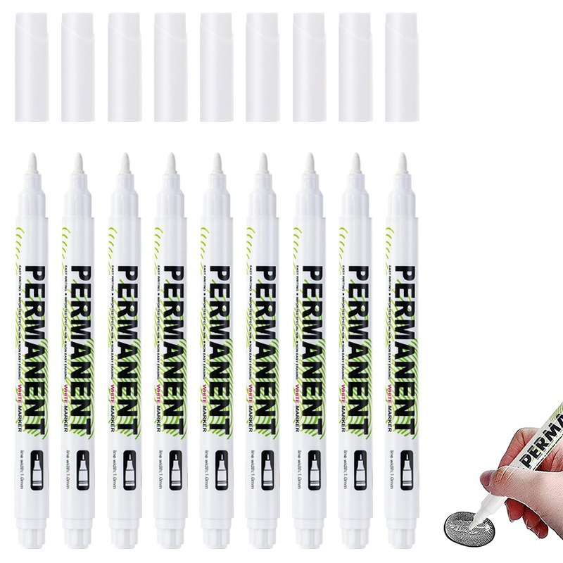 1/5/20Pcs White Marker Pen Wat - Tee Height Marker ulasan dan harga
