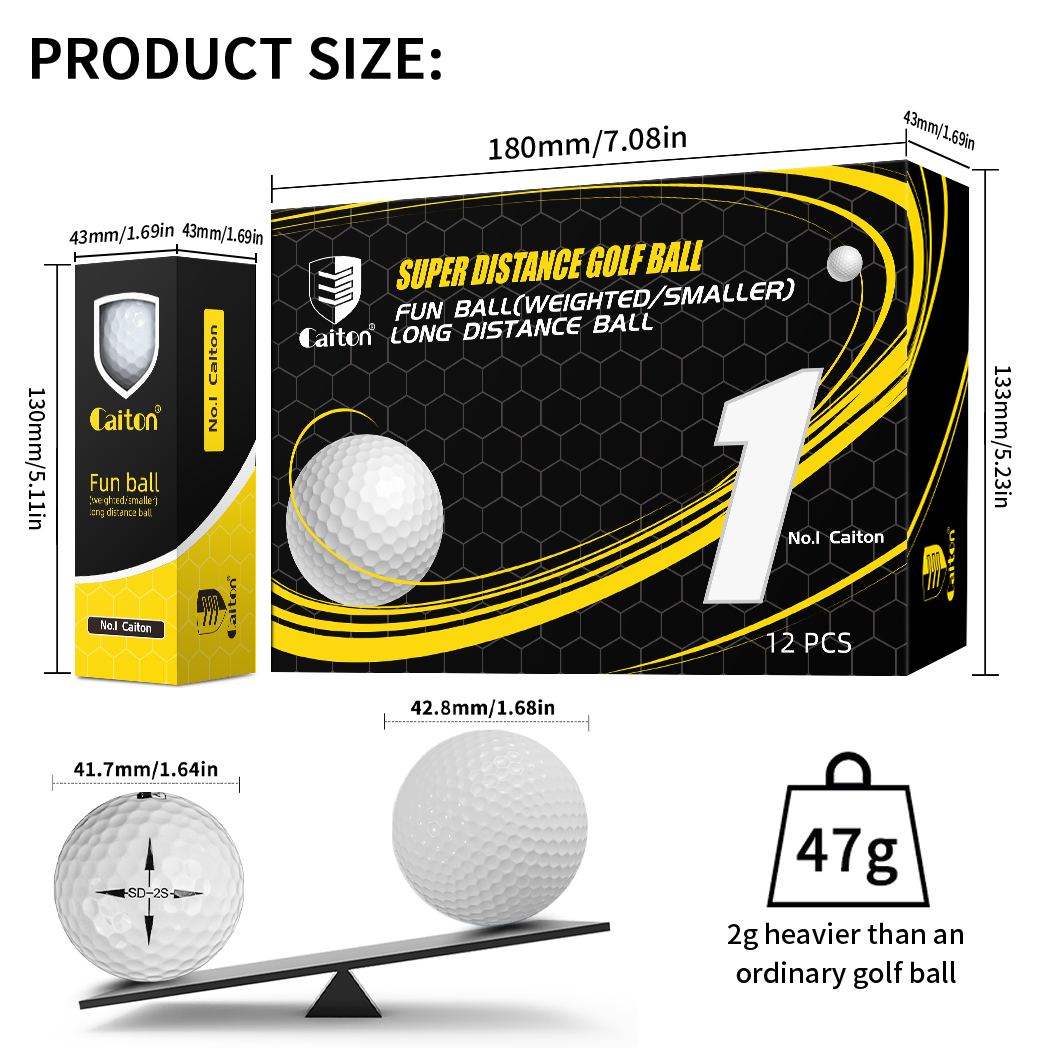 Caiton Ultimate Golf Balls 12/ - Golf Ball Premium ulasan dan harga