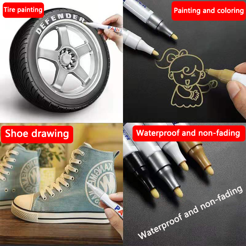 5Pcs White Marker Pens White M - Tee Height Marker ulasan dan harga