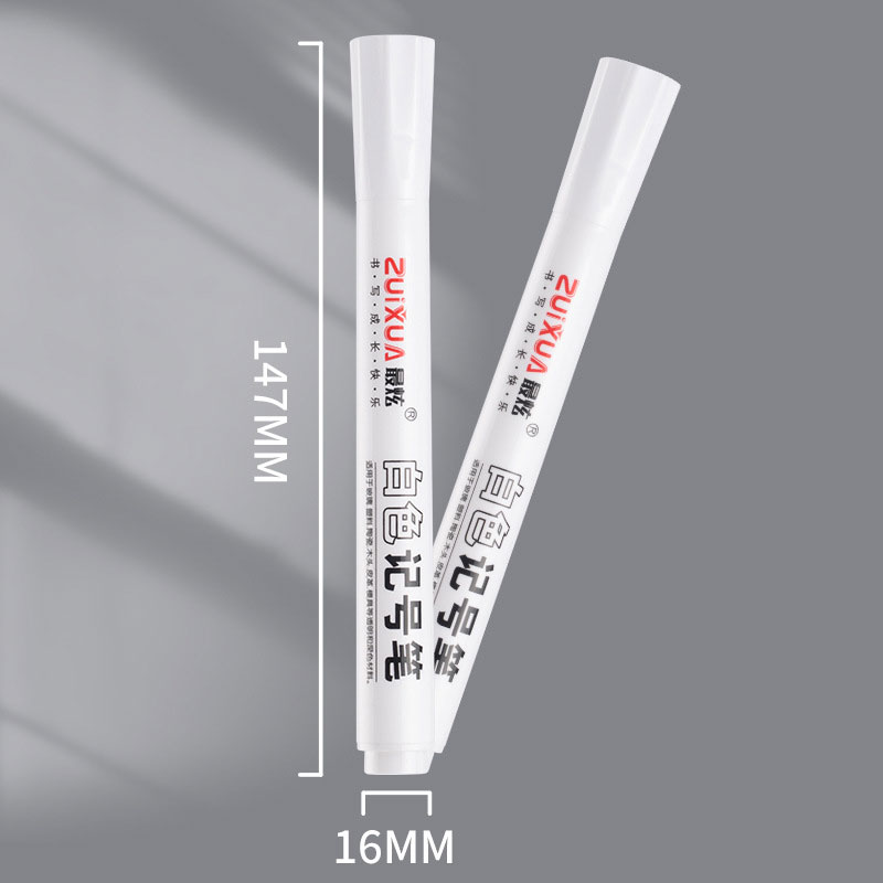 5Pcs White Marker Pens White M - Tee Height Marker ulasan dan harga
