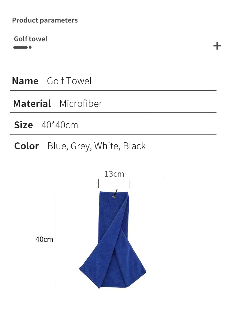 Tri-fold Golf Towel | Premium  - Golf Towel Waffle ulasan dan harga