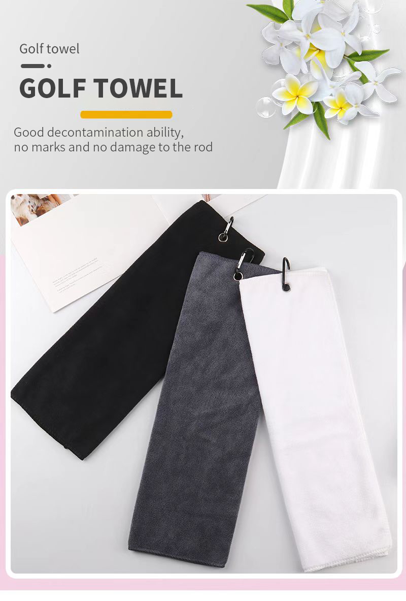 Tri-fold Golf Towel | Premium  - Golf Towel Waffle ulasan dan harga