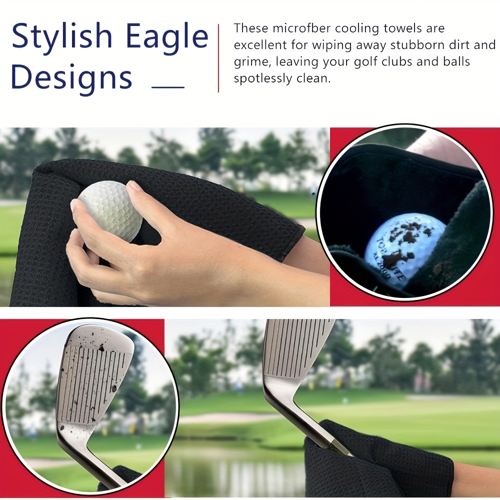 Premium Golf Towel with Clip - - Golf Towel Waffle ulasan dan harga