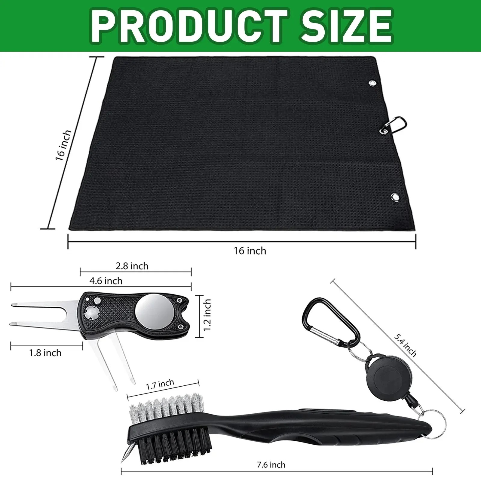 Golf Club Brush and Towel Clea - Golf Equipment Indoor ulasan dan harga