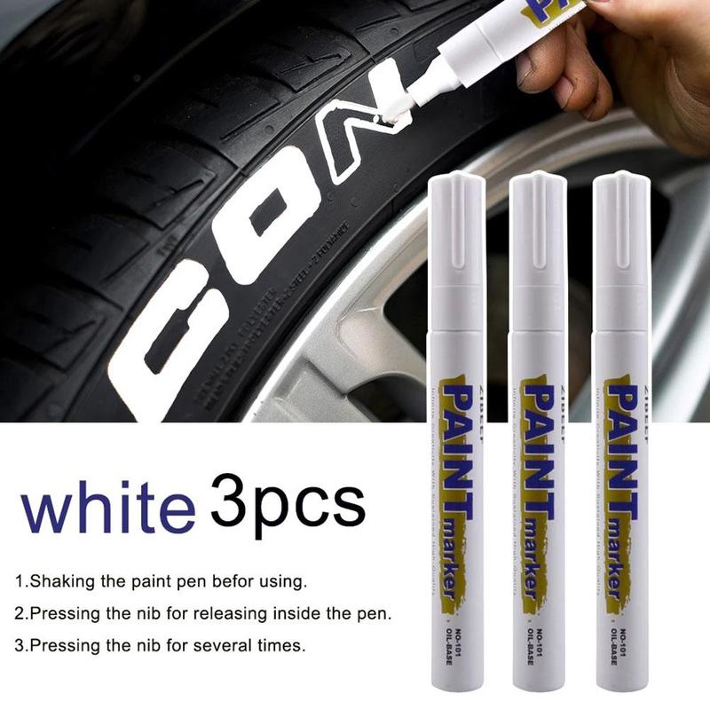 3pcs White Paint Pen Paint Mar - Tee Height Marker ulasan dan harga