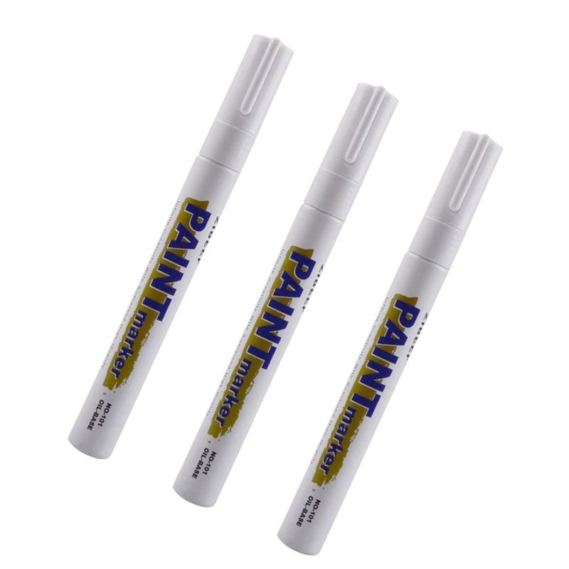 3pcs White Paint Pen Paint Mar - Tee Height Marker ulasan dan harga