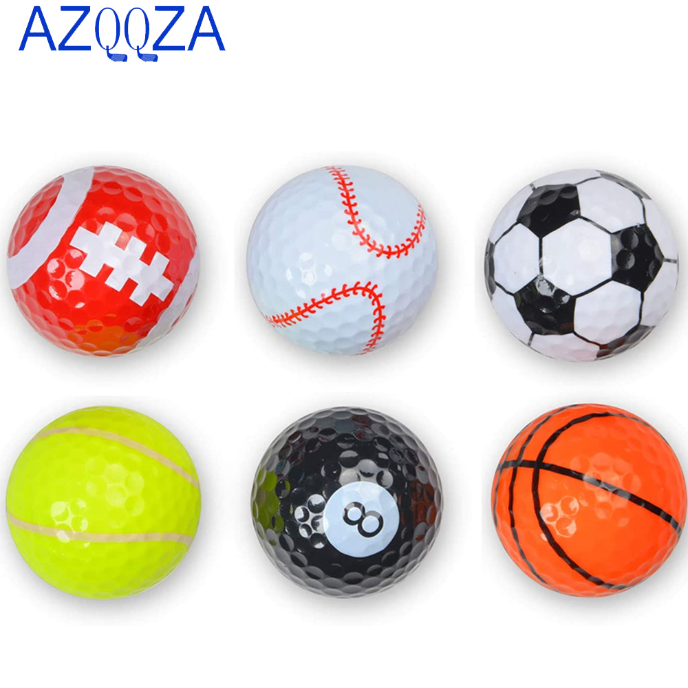 6PCS Golf Balls Training Sport - Golf Ball Premium ulasan dan harga
