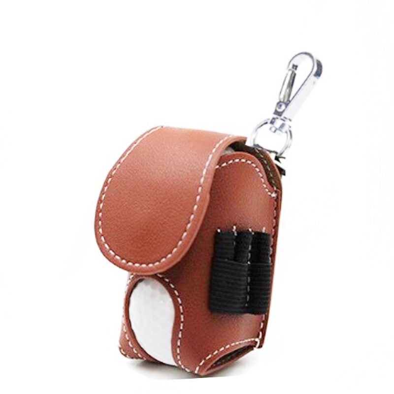 Golf PU Ball Bag Two-Piece Set - Golf Ball Premium ulasan dan harga