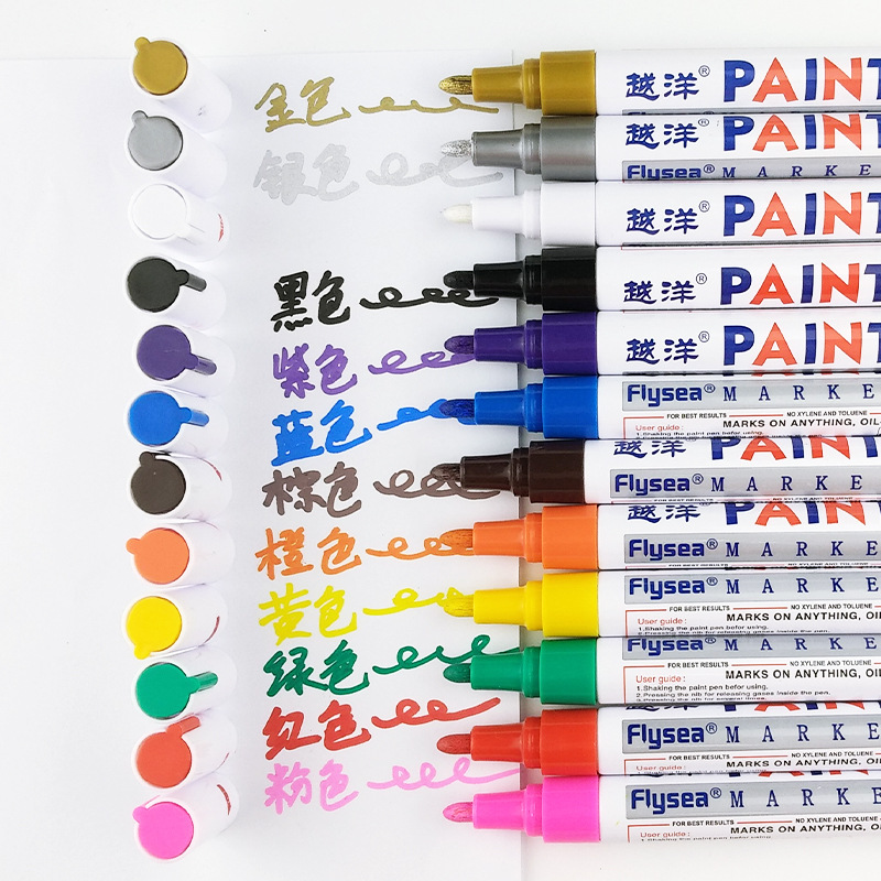 12 Color White Waterproof Rubb - Tee Height Marker ulasan dan harga