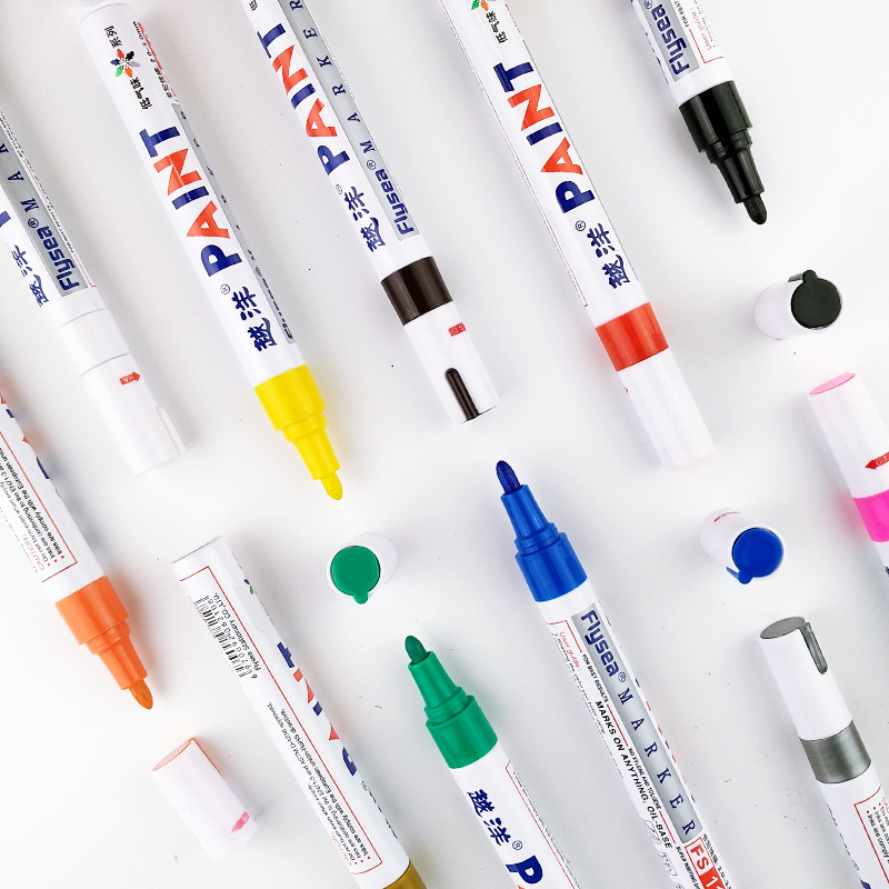 12 Color White Waterproof Rubb - Tee Height Marker ulasan dan harga